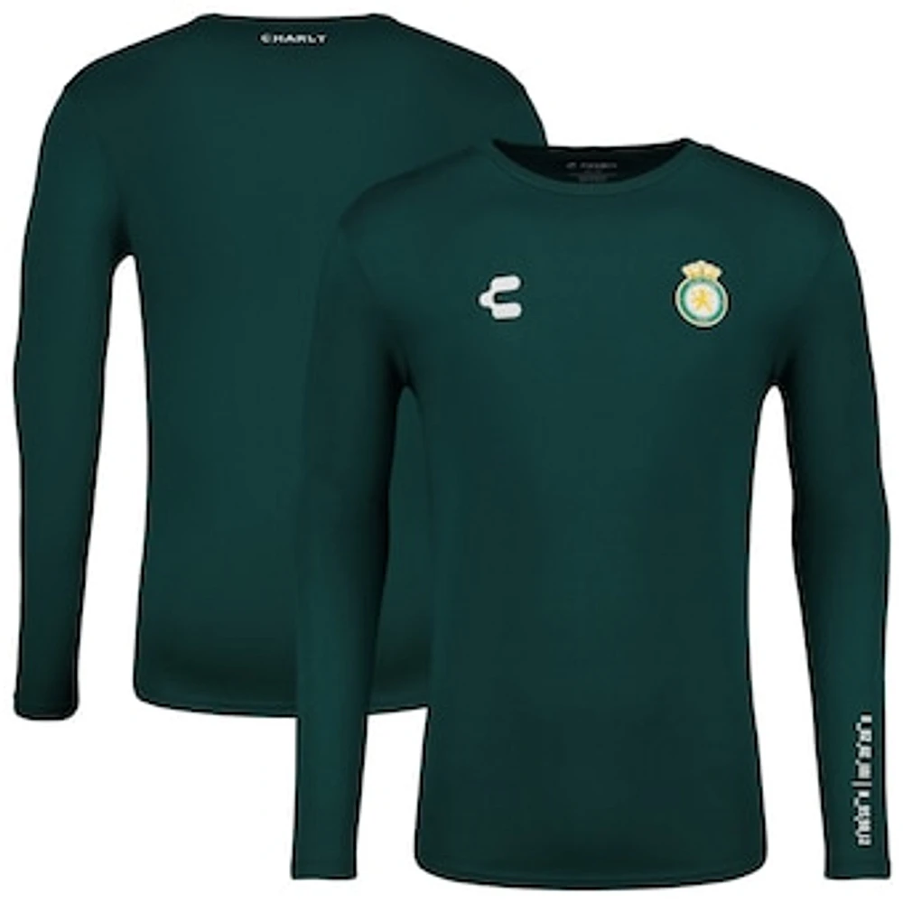 Men's Charly  Green Club Leon Long Sleeve T-Shirt