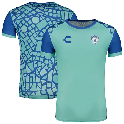 Men's Charly  Light Blue C.F. Pachuca DRY FACTOR 2024/25 Training Performance T-Shirt