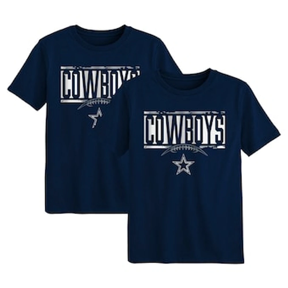 Preschool Navy Dallas Cowboys The Blitz T-Shirt