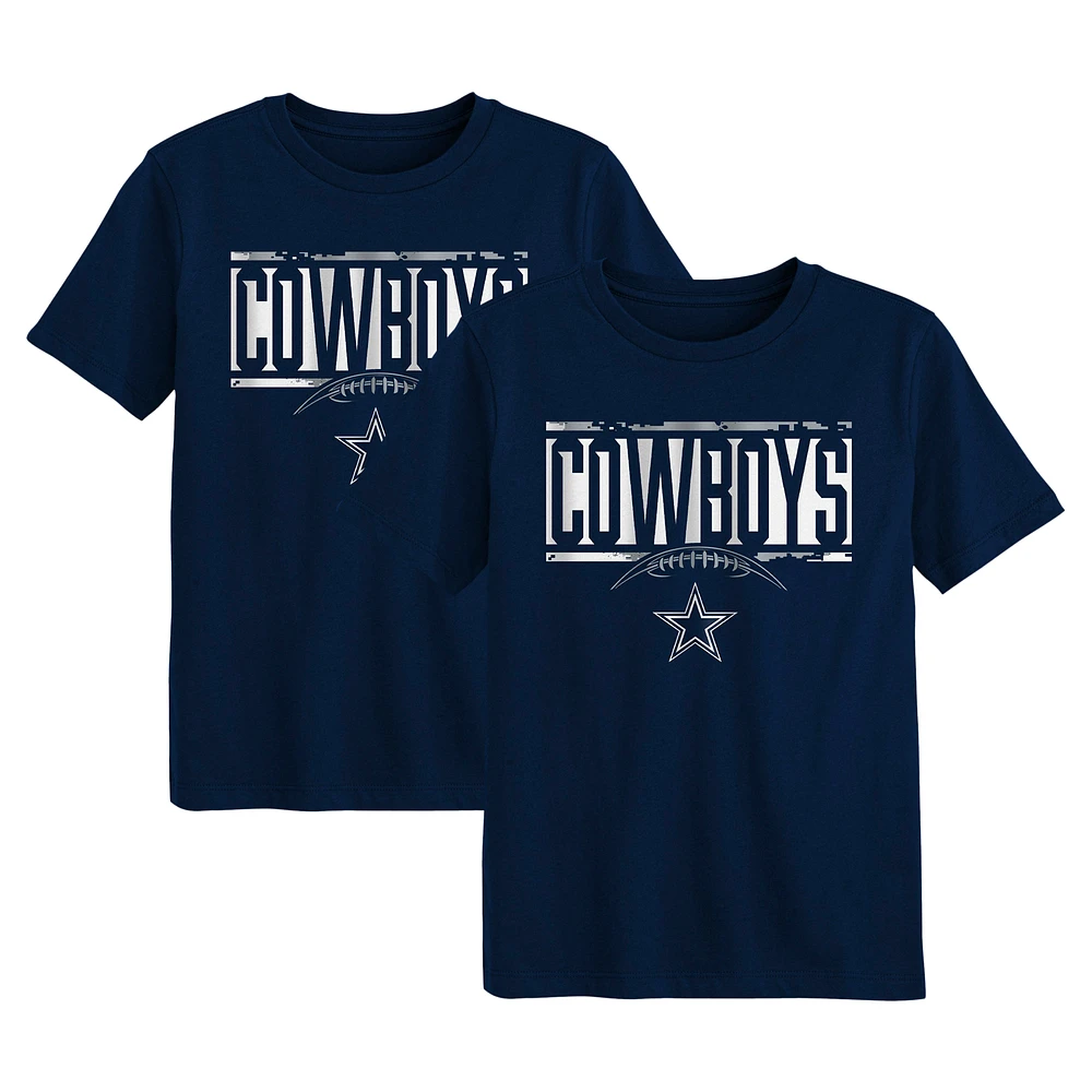 Preschool Navy Dallas Cowboys The Blitz T-Shirt