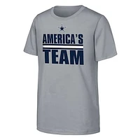 Youth Gray Dallas Cowboys Team Spirit Local T-Shirt