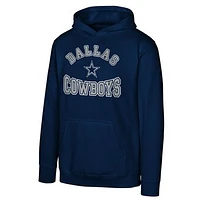 Youth Navy Dallas Cowboys Home Town Pullover Fleece Hoodie