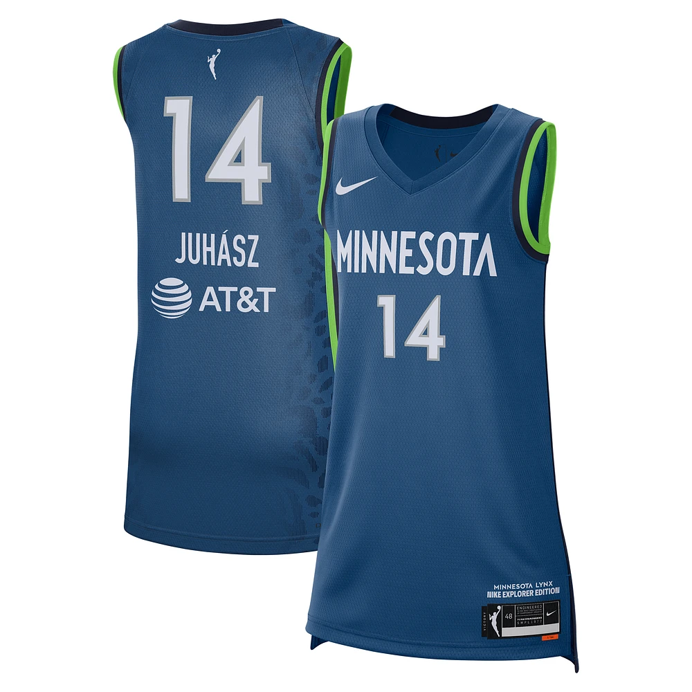Unisex Nike Dorka Juhasz Blue Minnesota Lynx Swingman Victory Player Jersey - Explorer Edition