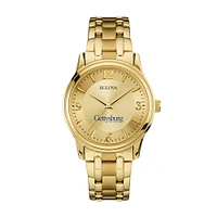 Men's Bulova Gettysburg Bullets Gold-Tone Watch