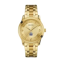 Men's Bulova Columbia University Gold-Tone Watch
