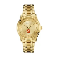 Men's Bulova Syracuse Orange Gold-Tone Watch