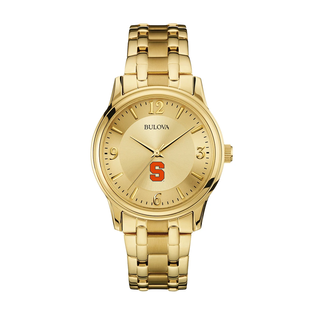 Men's Bulova Syracuse Orange Gold-Tone Watch
