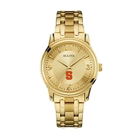 Men's Bulova Syracuse Orange Gold-Tone Watch