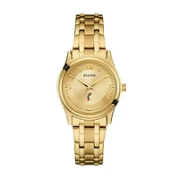 Women's Bulova Cincinnati Bearcats Gold-Tone Watch