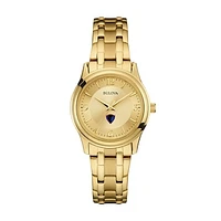 Women's Bulova DePaul Blue Demons Gold-Tone Watch