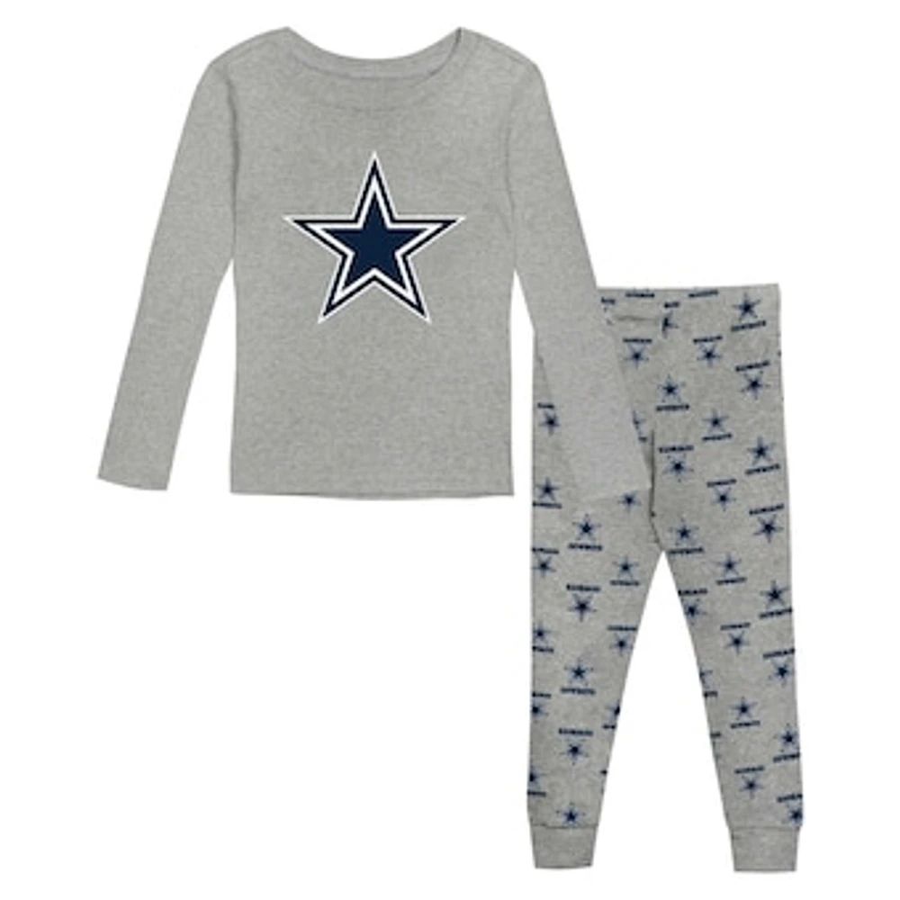 Youth Dallas Cowboys Long Sleeve T-Shirt & Pants Sleep Set