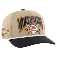 Men's '47 Khaki/Black Chicago White Sox vs. Houston Astros 2005 World Series Rivalry Hitch Adjustable Hat