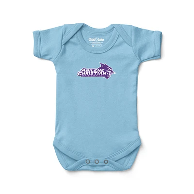 Newborn & Infant Chad Jake Light Blue Abilene Christian University Wildcats Baseball Logo Bodysuit