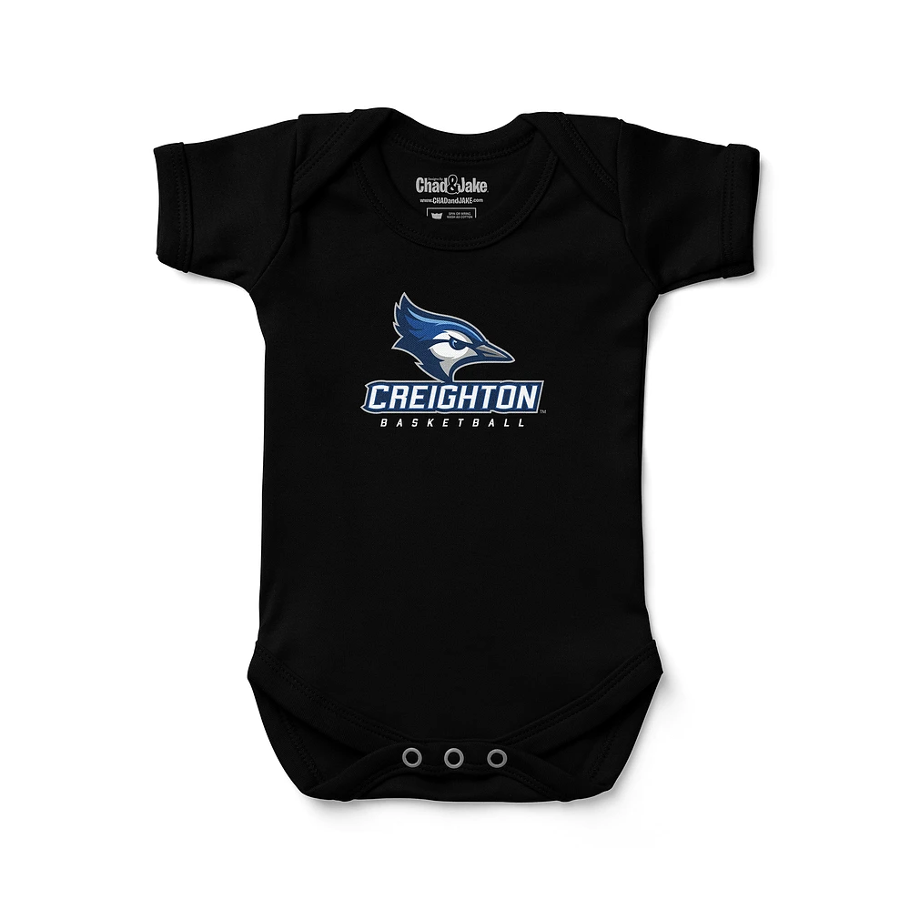 Newborn & Infant Chad Jake Creighton Bluejays Basketball Logo Bodysuit