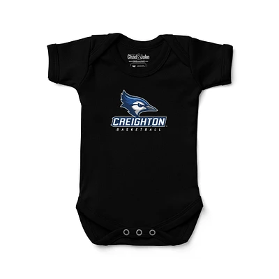 Newborn & Infant Chad Jake Creighton Bluejays Basketball Logo Bodysuit