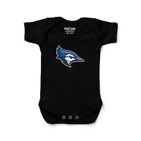 Newborn & Infant Chad Jake Black Creighton Bluejays Mascot Logo Bodysuit