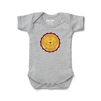 Newborn & Infant Chad Jake Heather Gray Central Michigan Chippewas Seal Logo Bodysuit