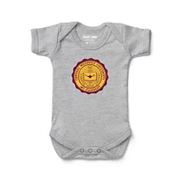 Newborn & Infant Chad Jake Heather Gray Central Michigan Chippewas Seal Logo Bodysuit