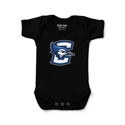 Newborn & Infant Chad Jake Black Creighton Bluejays  Logo Bodysuit