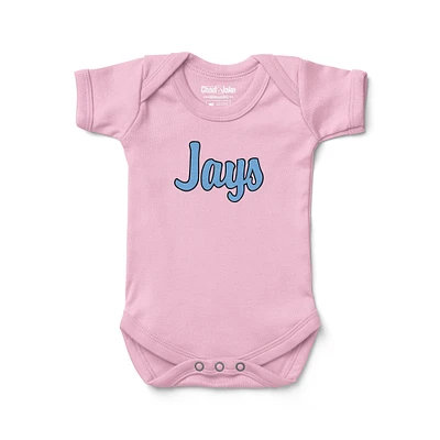 Newborn & Infant Chad Jake Light Blue Johns Hopkins Jays Script Logo Bodysuit