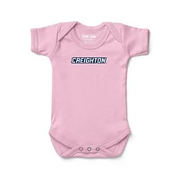 Newborn & Infant Chad Jake Light Pink Creighton Bluejays Wordmark Logo Bodysuit