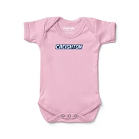 Newborn & Infant Chad Jake Light Pink Creighton Bluejays Wordmark Logo Bodysuit