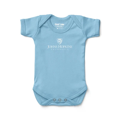 Newborn & Infant Chad Jake Light Blue Johns Hopkins Jays  Logo Bodysuit