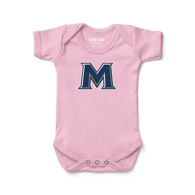 Newborn & Infant Chad Jake Light Pink Mount St. Mary's Mountaineers Secondary Logo Bodysuit