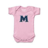 Newborn & Infant Chad Jake Light Pink Mount St. Mary's Mountaineers Secondary Logo Bodysuit