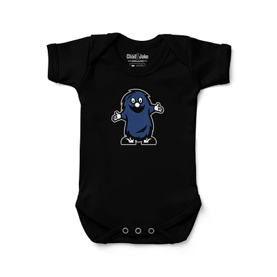 Newborn & Infant Chad Jake Black Xavier Musketeers Blue Blob Logo Bodysuit