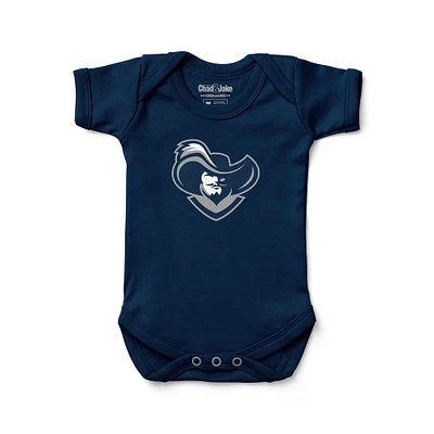 Newborn & Infant Chad Jake Navy Xavier Musketeers Mascot Logo Bodysuit