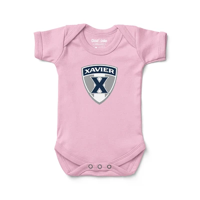 Newborn & Infant Chad Jake Light Xavier Musketeers Shield Logo Bodysuit