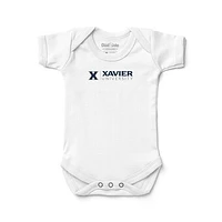 Newborn & Infant Chad Jake White Xavier Musketeers Signature Logo Bodysuit