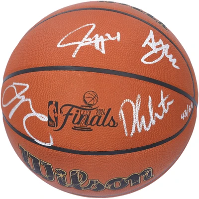 Boston Celtics 2024 NBA Finals Champions Autographed Wilson 2024 Finals Logo Official Game Basketball with at least 4 Signatures - Limited Edition of 50