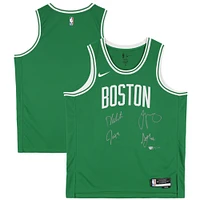 Boston Celtics Autographed 2024 NBA Finals Champions Nike Kelly Green Icon Swingman Edition Jersey with at least 4 Signatures - Limited Edition of 250