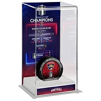 Florida Panthers  2024 Stanley Cup Champions Logo Deluxe Tall Hockey Puck Case