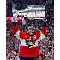 Matthew Tkachuk Florida Panthers Unsigned 2024 Stanley Cup Champions Raising Photograph