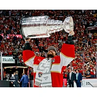 Sergei Bobrovsky Florida Panthers Unsigned 2024 Stanley Cup Champions Raising Photograph