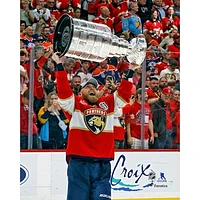Sam Bennett Florida Panthers Unsigned 2024 Stanley Cup Champions Raising Photograph