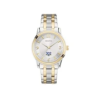 Men's Bulova Delaware Fightin' Blue Hens Silver Two-Tone Watch