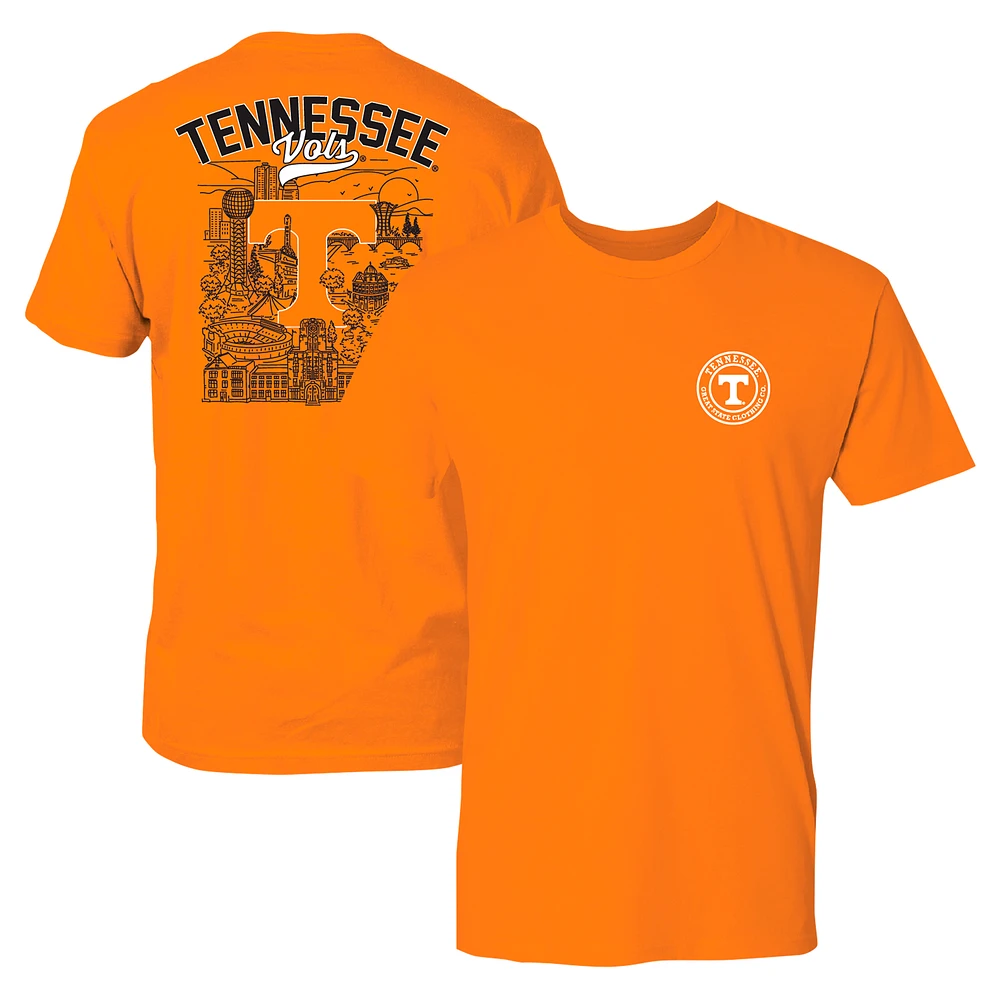 Men's Tennessee Orange Volunteers City Line T-Shirt