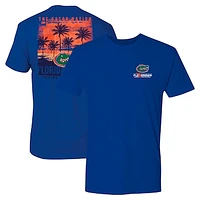 Men's Royal Florida Gators Best Coast Sunset T-Shirt