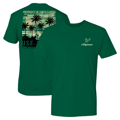 Men's Green South Florida Bulls Best Coast Sunset T-Shirt