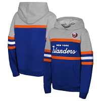 Youth Mitchell & Ness Royal New York Islanders Head Coach Pullover Hoodie