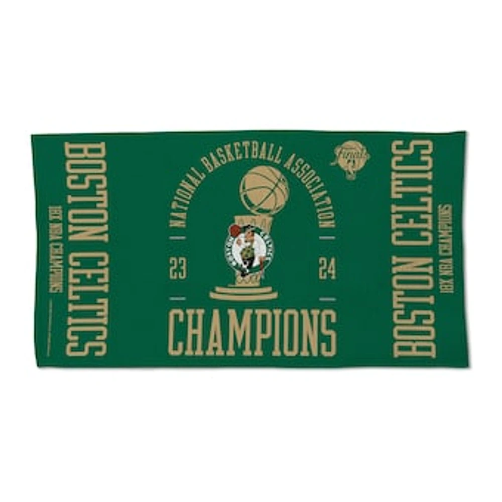 WinCraft Boston Celtics 18-Time NBA Finals Champions Locker Room 22'' x 42'' Two-Sided Towel