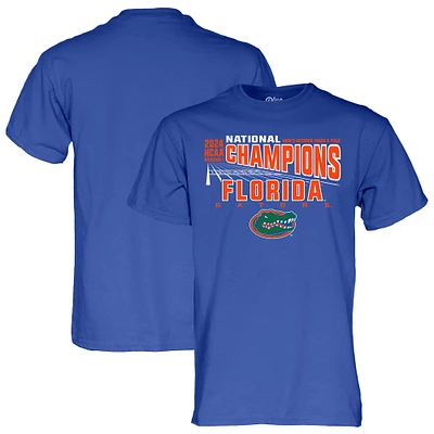 Unisex Blue 84 Royal Florida Gators 2024 NCAA Men's Outdoor Track & Field Champions T-Shirt