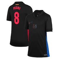 Youth Nike Pedri Black Barcelona 2024/25 Away Replica Player Jersey