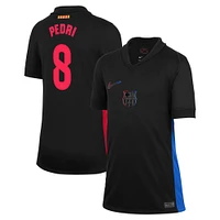 Youth Nike Pedri Black Barcelona 2024/25 Away Replica Player Jersey