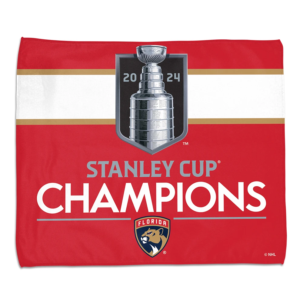 WinCraft Florida Panthers 2024 Stanley Cup Champions 15" x 18" Rally Towel