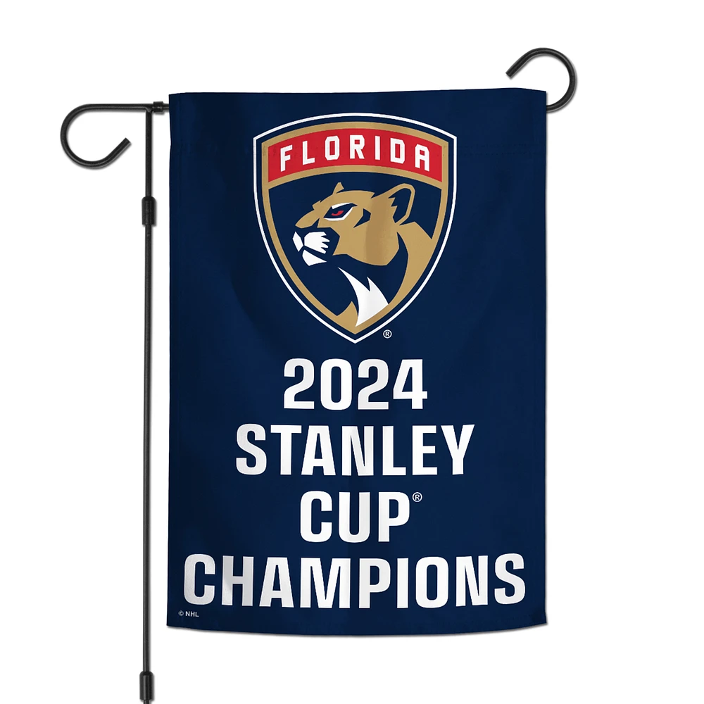 WinCraft Florida Panthers 2024 Stanley Cup Champions 12" x 18" Double-Sided Garden Flag